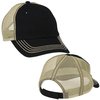 View Image 6 of 7 of Mega Washed Cotton Twill Trucker Cap - Full Color Patch