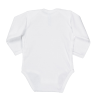 View Image 2 of 4 of Rabbit Skins Infant Long Sleeve Onesie - White - Embroidered