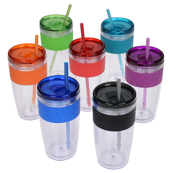 4imprint.com: Refresh Pebble Tumbler with Straw - 16 oz. - Full Color ...