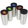 View Image 2 of 3 of Custom Accent Stainless Travel Mug - 16 oz. - Full Color