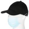 View Image 4 of 4 of Cotton Twill Low Fit Cap with Face Mask Buttons