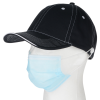 View Image 4 of 4 of Prestige Two-Tone Cap with Face Mask Buttons