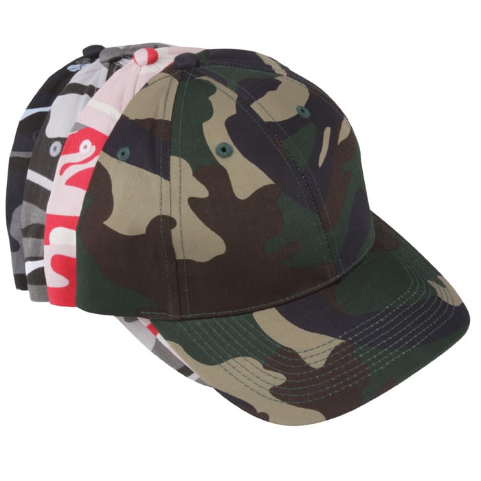 off white camouflage cap