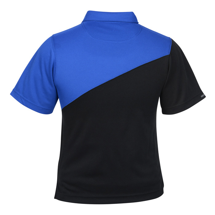 Stripe Assym Hem Polo