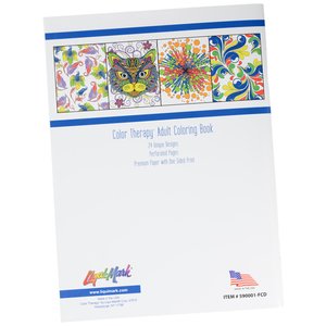 4imprint.com: Color Therapy Adult Coloring Book 138418