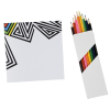 View Image 2 of 5 of Coloring Book & Pencil Set - Geometric