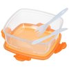 View Image 3 of 4 of Square Clip Container with Cutlery