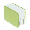 View Image 4 of 5 of 2 Port USB Folding Wall Charger - Metallic - 24 hr