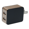 4imprint.com: 2 Port USB Folding Wall Charger - Light-Up Logo 140564-LU