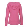 View Image 2 of 3 of Optimal Tri-Blend Hooded T-Shirt - Ladies' - Embroidered