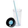 View Image 3 of 5 of Aurora Tumbler with Straw - 16 oz.