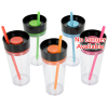 View Image 5 of 5 of Aurora Tumbler with Straw - 16 oz.