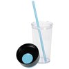 View Image 4 of 5 of Aurora Tumbler with Straw - 16 oz. - 24 hr