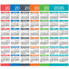 View Image 2 of 4 of Calendar Bookmark - Illusion