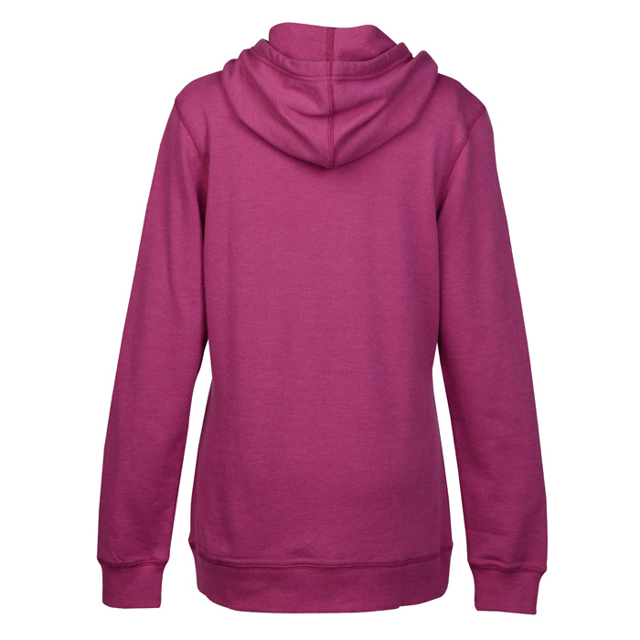 Lightweight Heathered Fleece Hoodie Ladies' 141977L