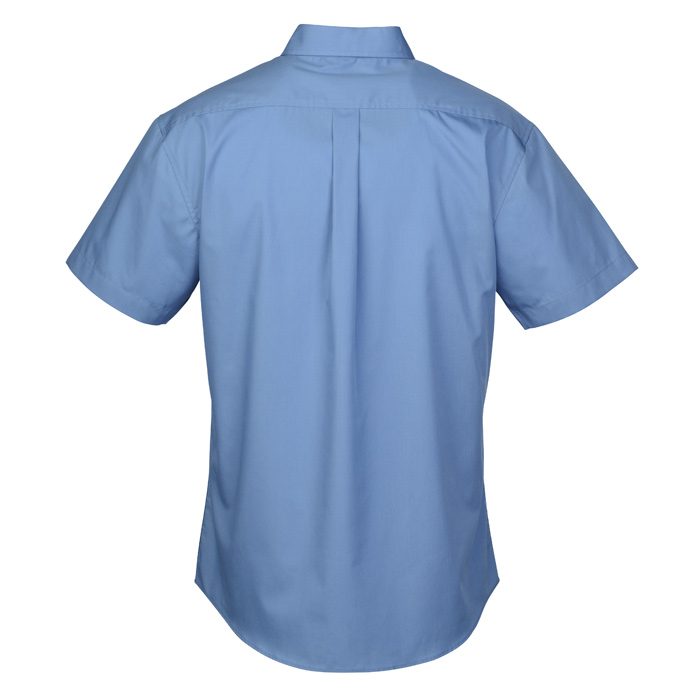 4imprint.com: Carefree Short Sleeve Poplin Shirt - Men's 142036-M-SS