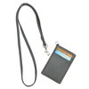 View Image 3 of 5 of Genuine Leather ID Holder with Lanyard