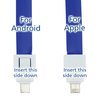 View Image 2 of 5 of Duo Charging Cable Lanyard - 24 hr