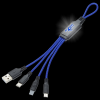 View Image 5 of 5 of Loop Charging Cable - Light-Up Logo