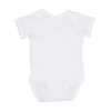 View Image 2 of 4 of Rabbit Skins Infant Fine Jersey Onesie  - White
