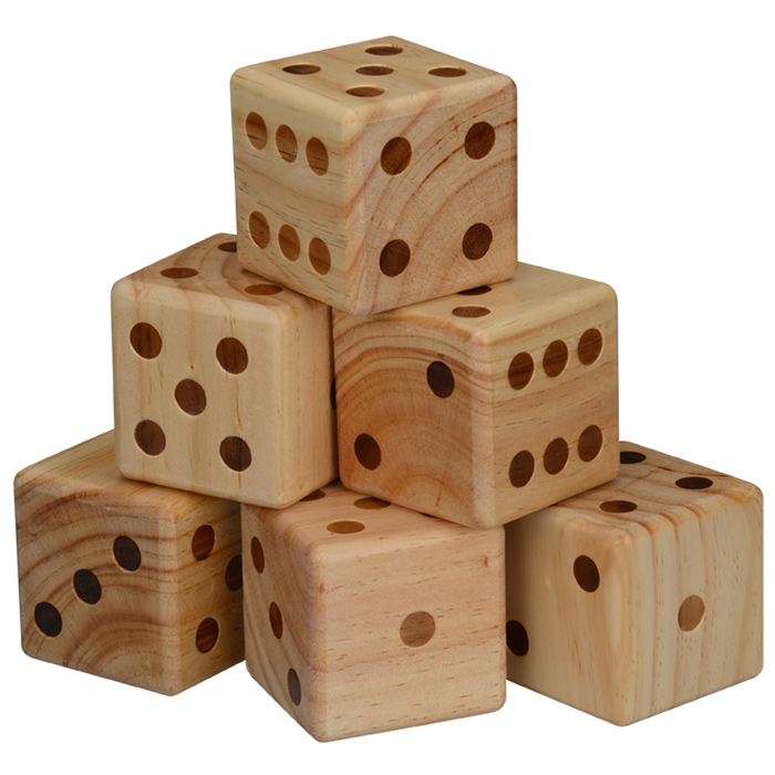 wooden dice box