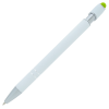 View Image 4 of 6 of Incline Soft Touch Stylus Metal Pen - White