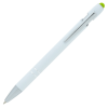 View Image 5 of 6 of Incline Soft Touch Stylus Metal Pen - White
