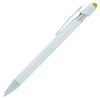 View Image 6 of 6 of Incline Soft Touch Stylus Metal Pen - White
