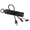 View Image 3 of 5 of Posh Duo Charging Cable Keychain - 24 hr