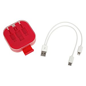 4imprint.com: Novi Duo Charging Cable with Phone Stand Case - 24 hr ...