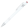 View Image 2 of 4 of Textari Soft Touch Stylus Metal Pen - White