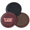 View Image 3 of 3 of Vintage Round Bonded Leather Coaster