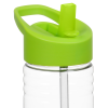 View Image 2 of 3 of Clear Impact Halcyon Water Bottle with Flip Straw - 24 oz.