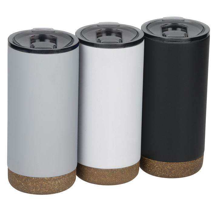 4imprint.com: Wellington Vacuum Tumbler with Cork Bottom - 16 oz. 148048