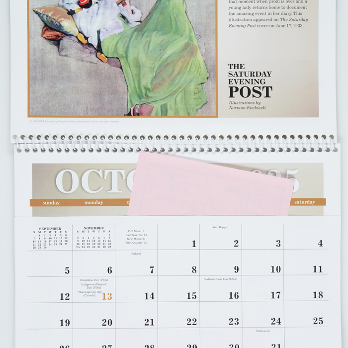 Download 4imprint Com The Saturday Evening Post Norman Rockwell Pocket Calendar 148141