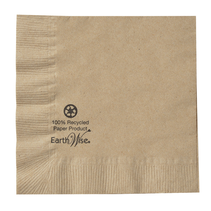 Kraft Beverage Napkin 2ply Low Qty Foil 1488352LQF