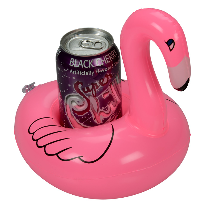 4imprint.com: Inflatable Drink Holder - Pink Flamingo - 24 hr 149205-PF