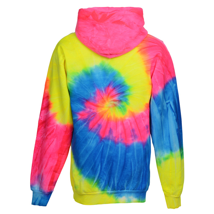 Tie Dye Swirl Hoodie Screen 149238 S