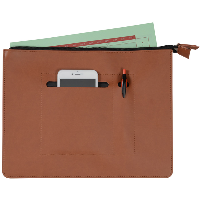 4imprint.com: Tuscany Zip File Folder 149886