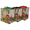View Image 2 of 3 of Laminated Veggie Grocery Tote