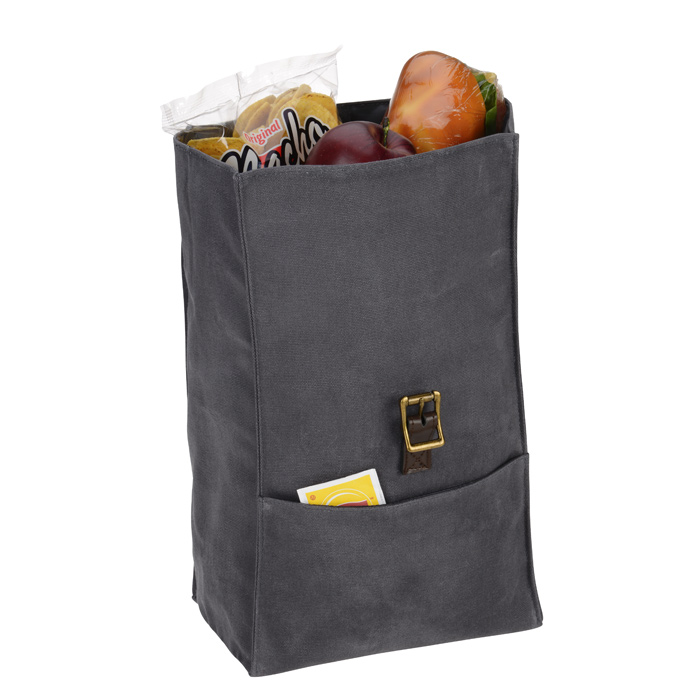Waxed Cotton Lunch Bag 150096