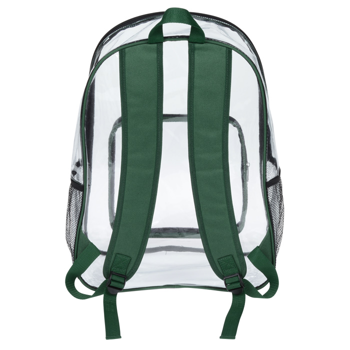 clear backpack for work