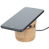 View Image 3 of 4 of Wood Grain Speaker and Wireless Charging Pad - 24 hr