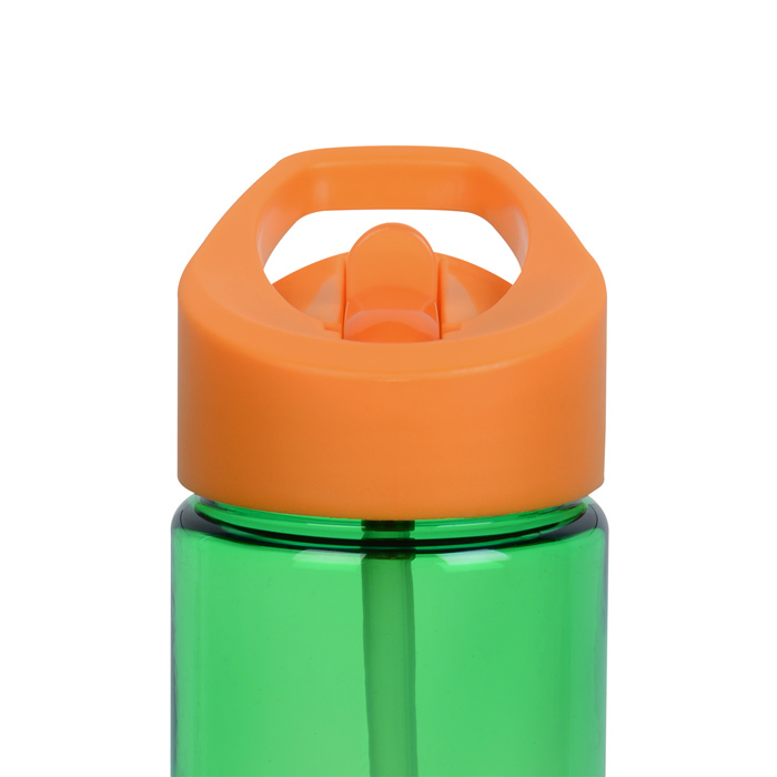 flip lid water bottle with straw
