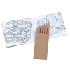View Image 2 of 3 of Kid's Coloring Book To-Go Set - General - Full Color - 24 hr