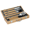 View Image 2 of 3 of Grill Master 5-Piece Bamboo BBQ Set