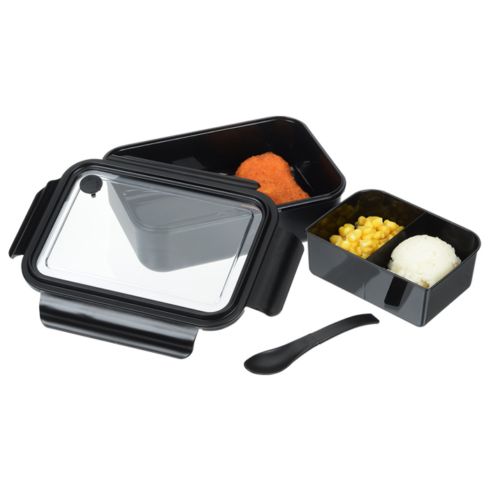Three Compartment Food Storage Bento Box 152879