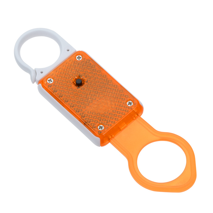 Reflective Bottle Holder with Key Light and Carabiner 153164
