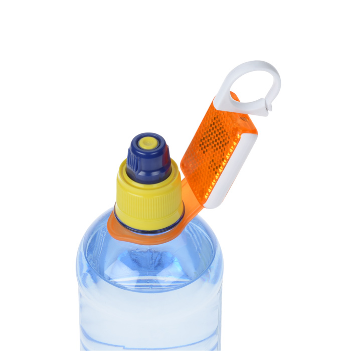 Reflective Bottle Holder with Key Light and Carabiner 153164