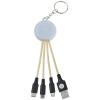 View Image 2 of 6 of Color Changing Light-Up Logo Charging Cable Keychain